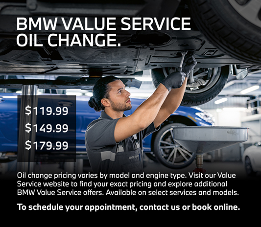  BMW Value Service Oil Change