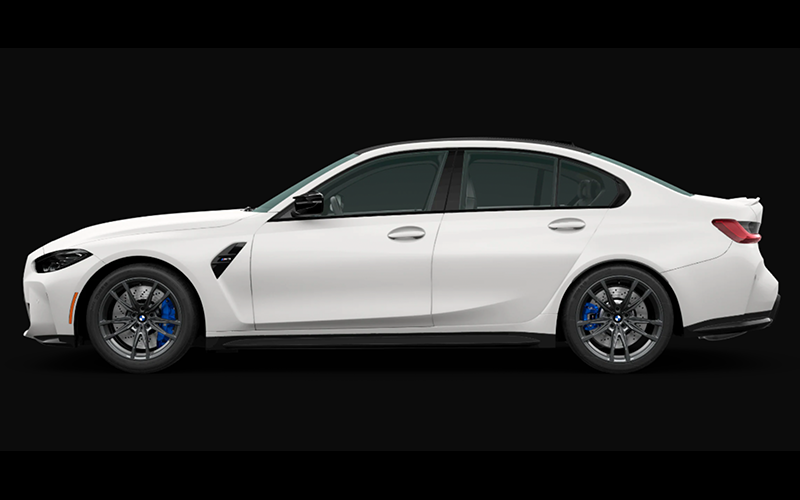 bmw m3 sedan frozen brilliant white metallic