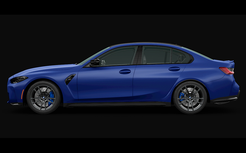 bmw m3 sedan frozen portimao blue metallic