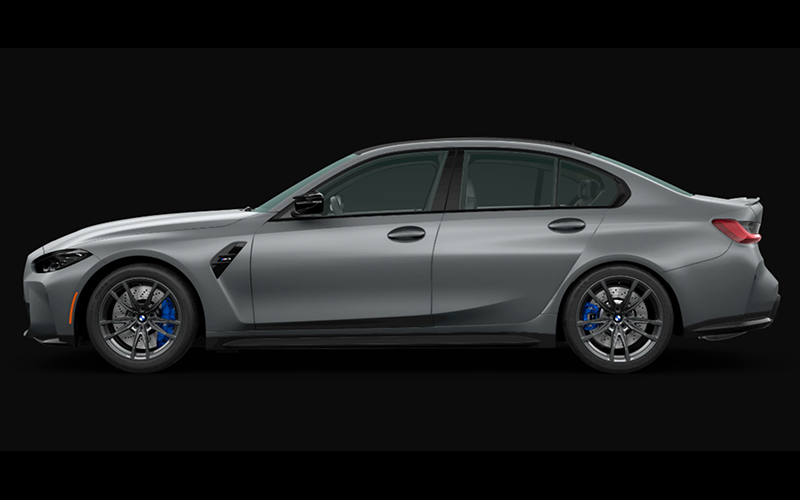bmw m3 sedan frozen pure grey metallic