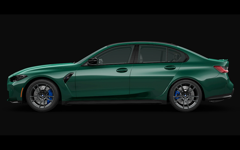 bmw m3 sedan isle of man green metallic