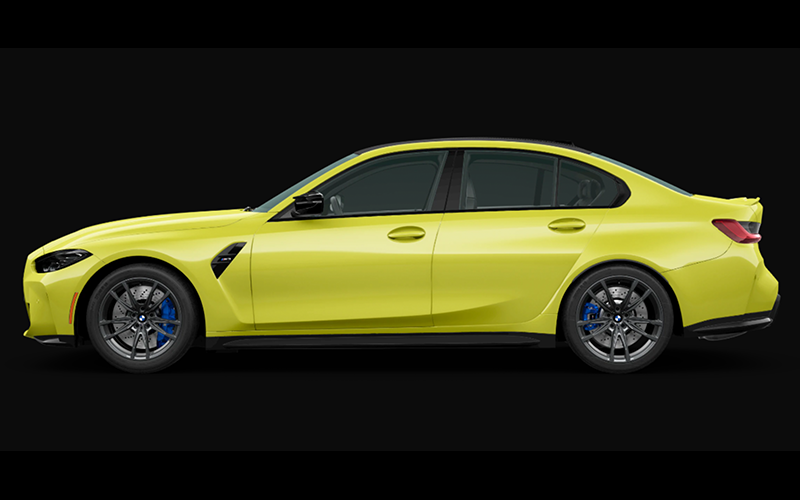 bmw m3 sedan sao paulo yellow