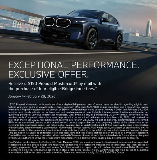 BMW Tire Rebate